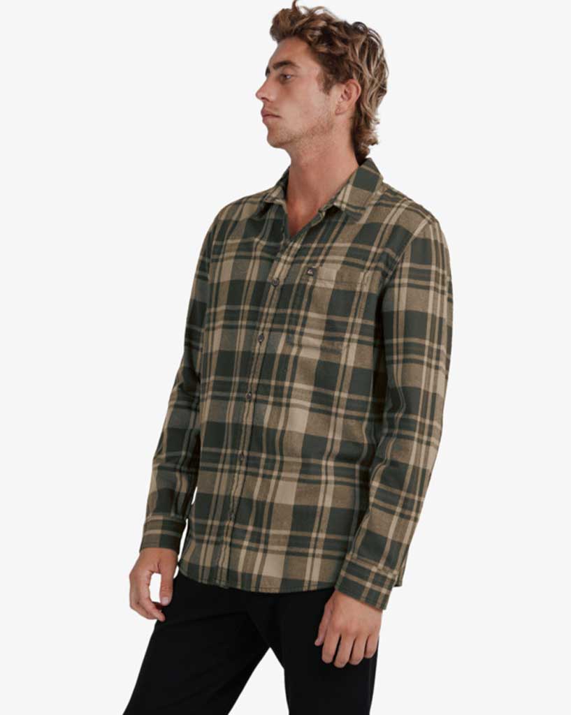 Quiksilver Scribe Plaid Ls