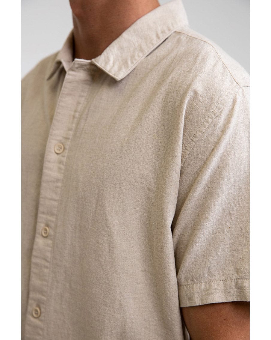 Rhythm Classic Linen Ss Shirt