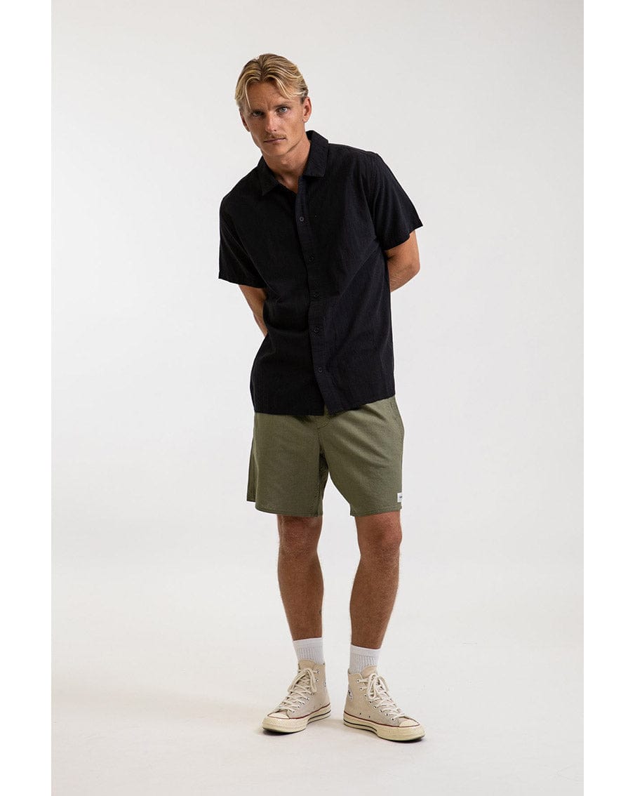 Rhythm Classic Linen Ss Shirt