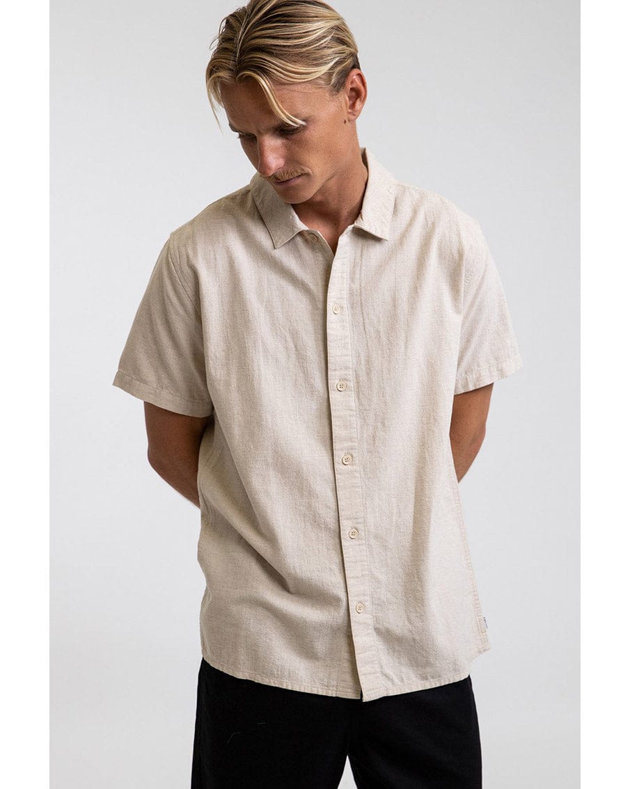 Rhythm Classic Linen Ss Shirt