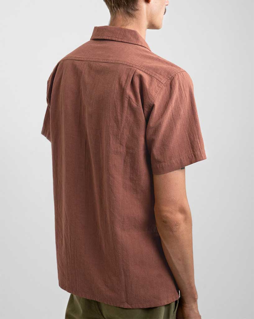 Rhythm Classic Linen Ss Shirt