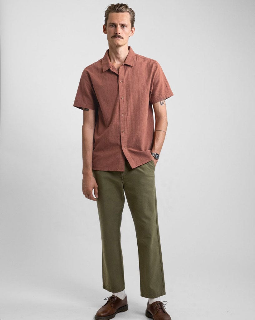 Rhythm Classic Linen Ss Shirt