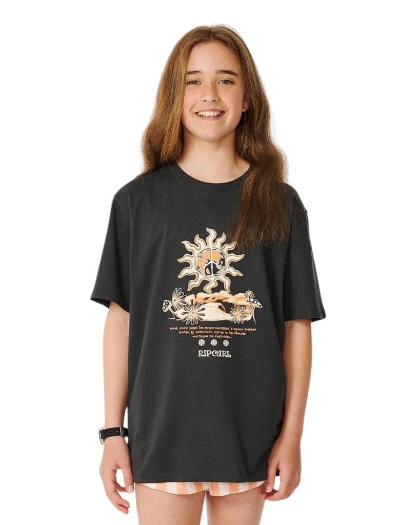 Ripcurl Earth Waves Art Tee - Kids