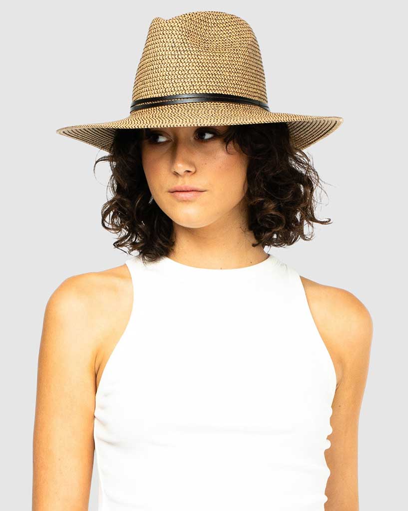 Rusty Gisele Straw Hat