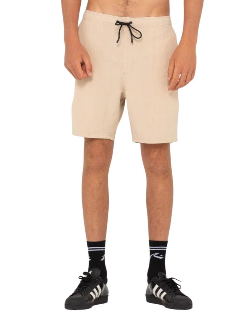 Rusty Overtone Linen Elastic Short Boys