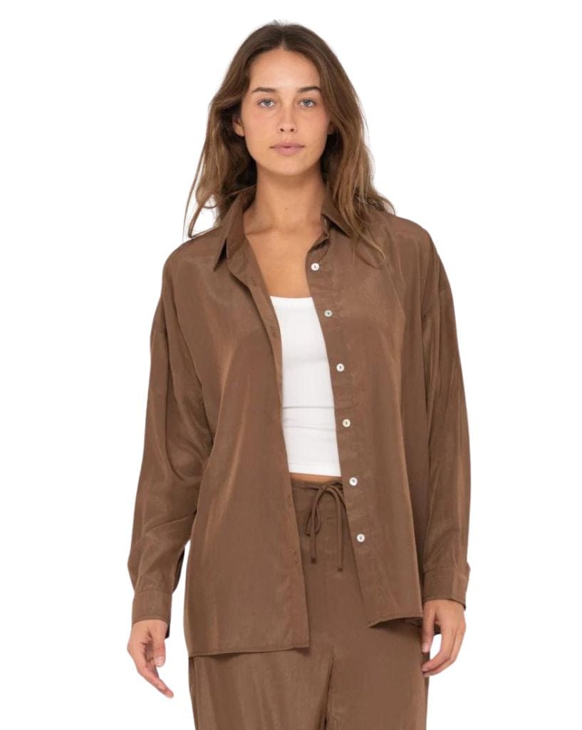 Rusty Porter Oversized Long Sleeve Shirt