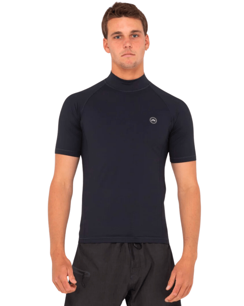 Rusty Still Surfing Short Sleeve Rashie Boys