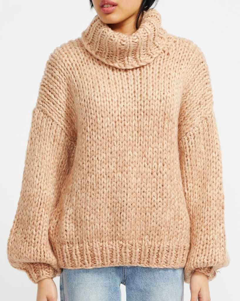 Staple the label Aspen Oversize Jumper