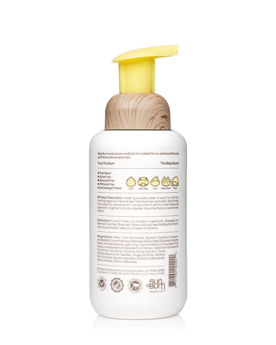 Sun Bum Baby Bum Shampoo & Wash Natural Fragance
