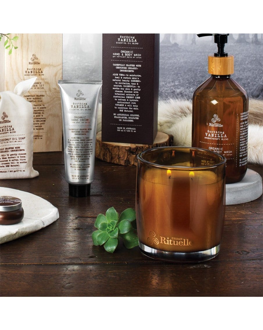 Urban Rituelle Flourish 400gm Candle - Vanilla, Lavender & Geranium