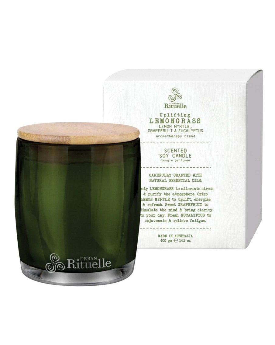 Urban Rituelle Flourish Organics 400gm Candle - Lemongrass