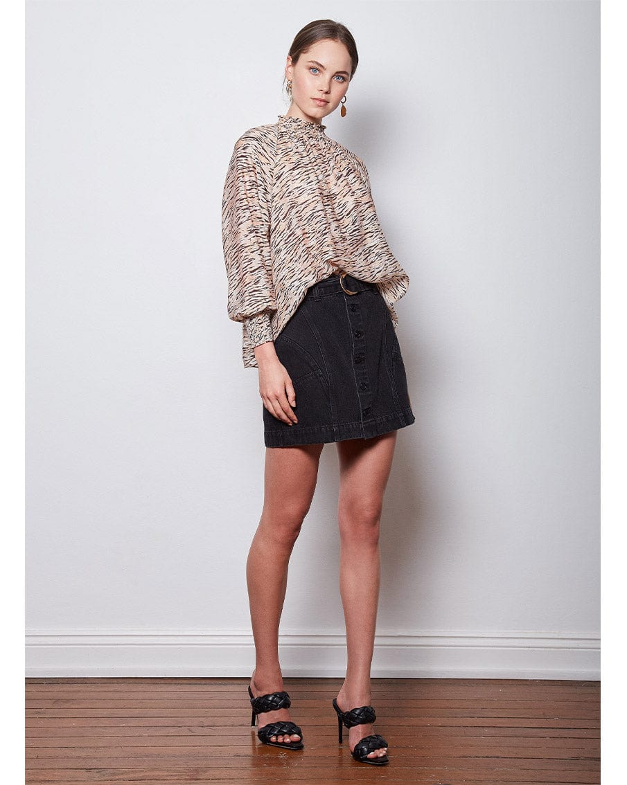 Wish Designs Horizon Shirred Blouse