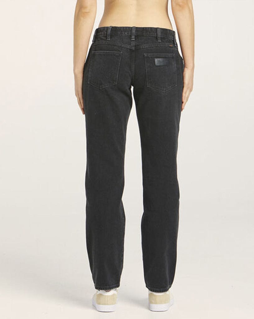 Wrangler Low Rise Claudia Straight - Widow Black